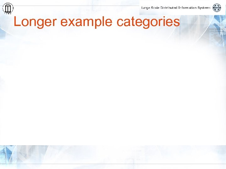Longer example categories 