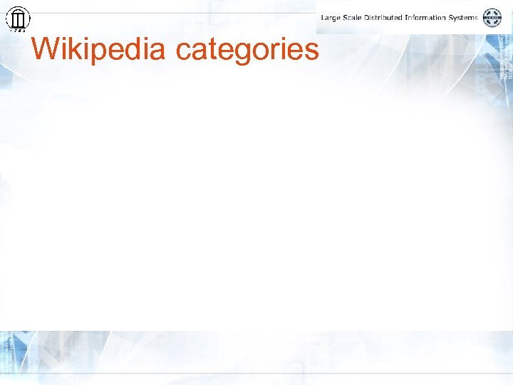 Wikipedia categories 