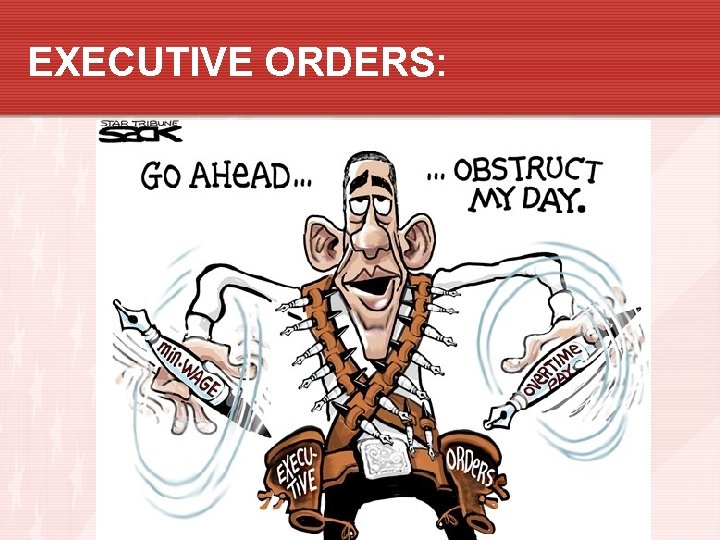 EXECUTIVE ORDERS: 