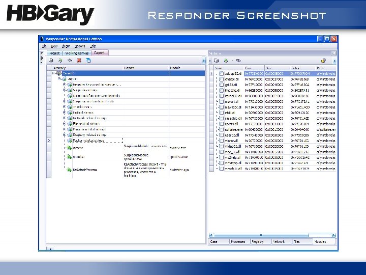 Responder Screenshot 