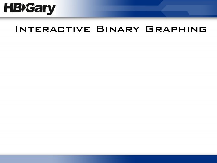 Interactive Binary Graphing 