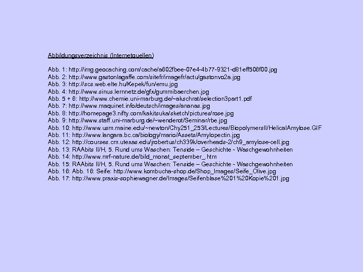 Abbildungsverzeichnis (Internetquellen) Abb. 1: http: //img. geocaching. com/cache/a 602 fbee-07 e 4 -4 b