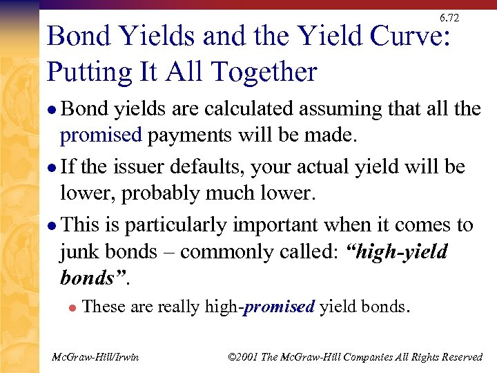 6. 72 Bond Yields and the Yield Curve: Putting It All Together l Bond