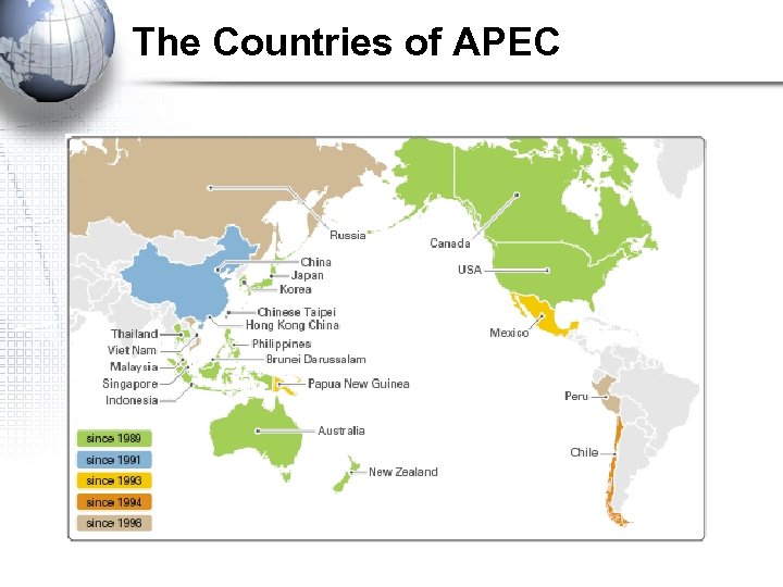 The Countries of APEC 