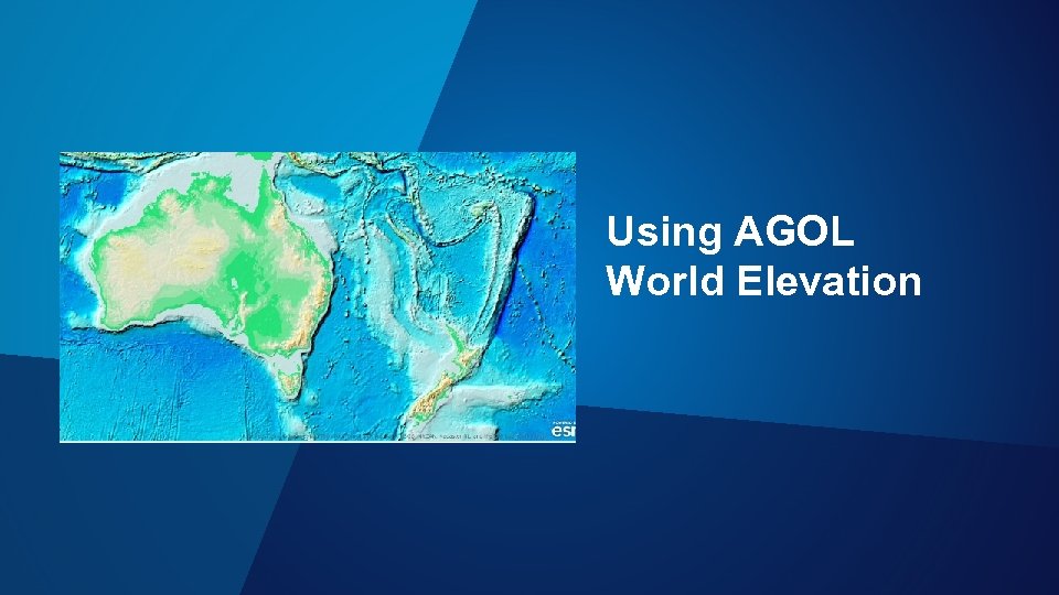 Using AGOL World Elevation 