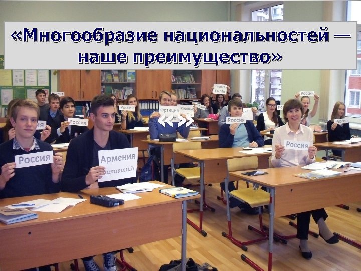  «Многообразие национальностей — наше преимущество» «» 