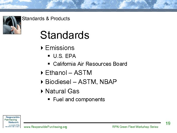 Standards 4 Emissions § U. S. EPA § California Air Resources Board 4 Ethanol