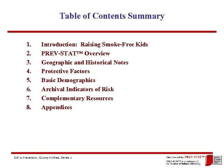 Table of Contents Summary 1. 2. 3. 4. 5. 6. 7. 8. Introduction: Raising
