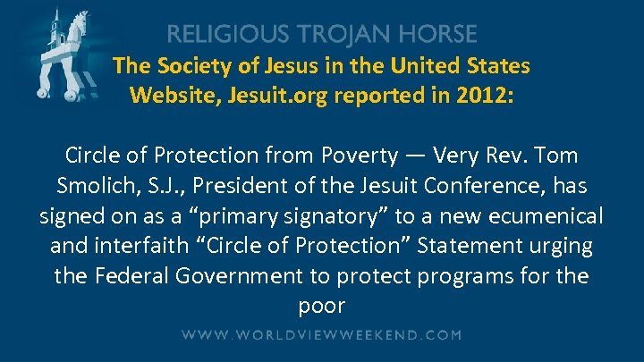 The Society of Jesus in the United States Website, Jesuit. org reported in 2012: