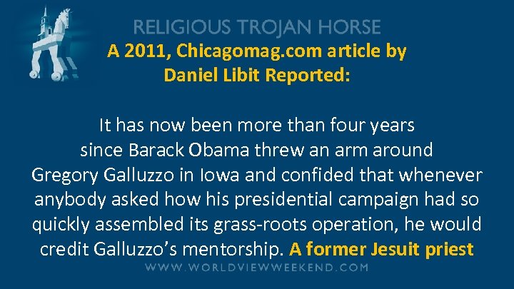A 2011, Chicagomag. com article by Daniel Libit Reported: It has now been more