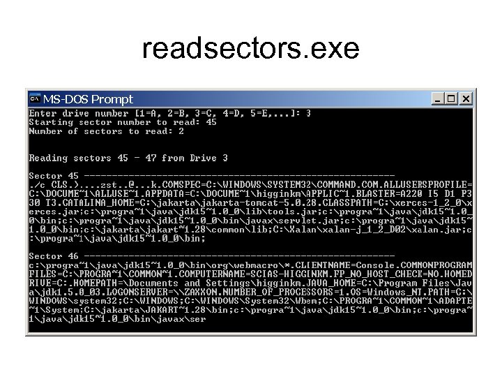 readsectors. exe 