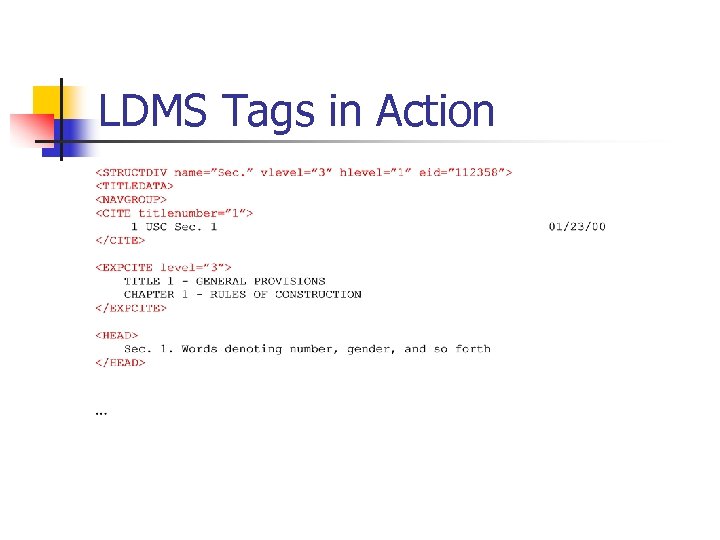 LDMS Tags in Action 