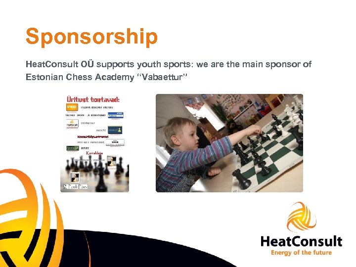 Sponsorship Heat. Consult OÜ supports youth sports: we are the main sponsor of Estonian