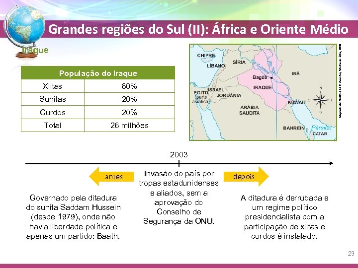 Adaptado de: SIMIELLI, M. E. Geoatlas, São Paulo: Ática, 2009. Grandes regiões do Sul