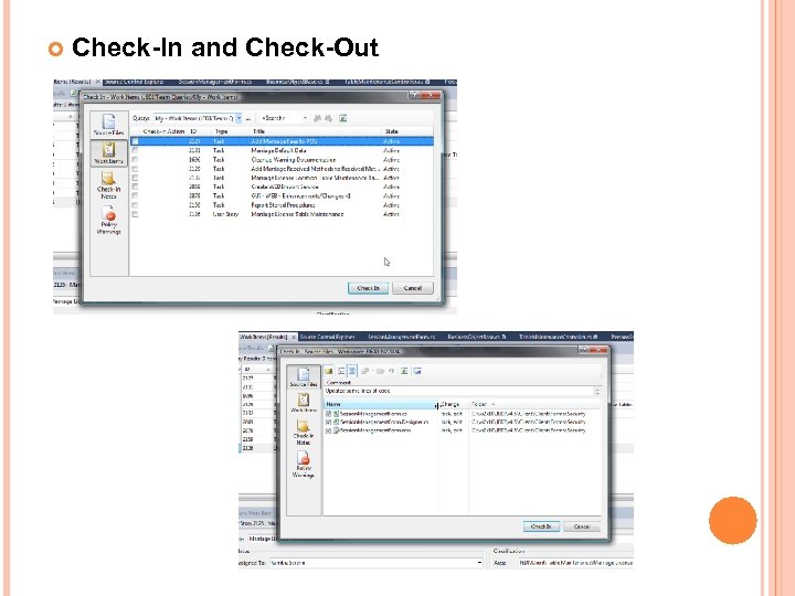  Check-In and Check-Out 