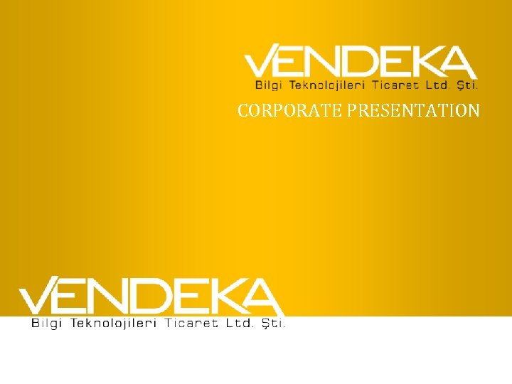 CORPORATE PRESENTATION 