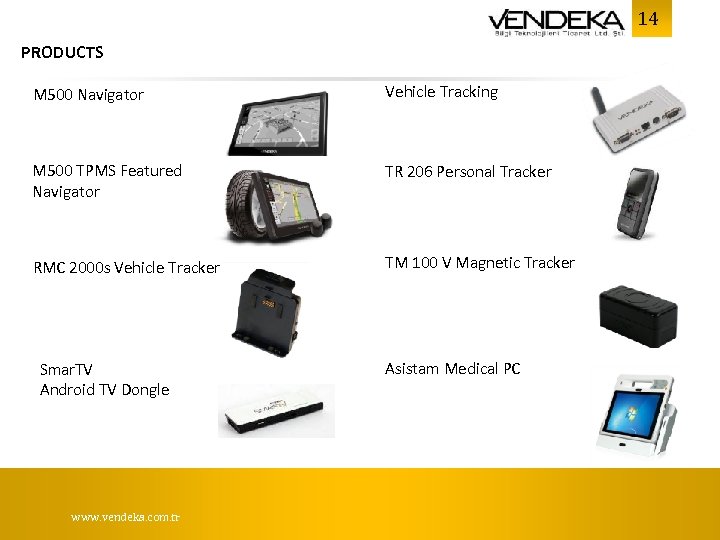 14 PRODUCTS M 500 Navigator Vehicle Tracking M 500 TPMS Featured Navigator TR 206