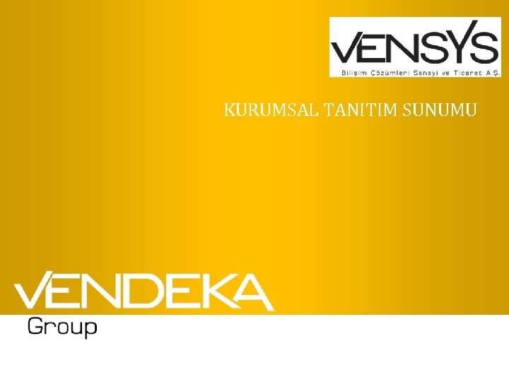 KURUMSAL TANITIM SUNUMU 