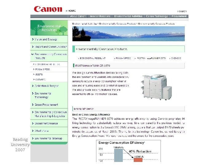 Reading University 2007 