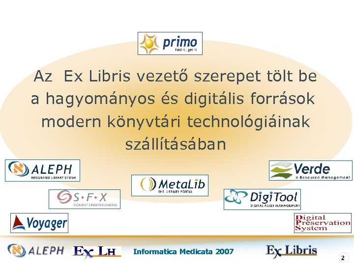 Az Ex Libris vezető szerepet tölt be a hagyományos és digitális források modern könyvtári