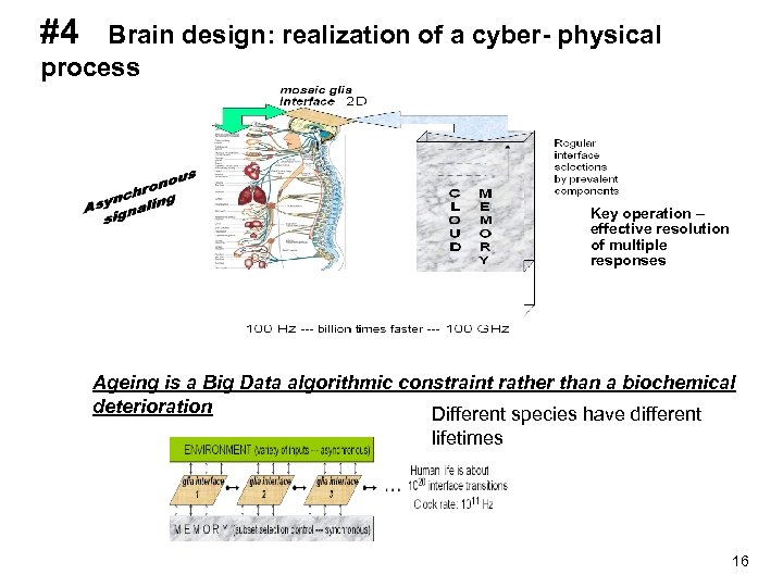 #4 Brain design: realization of a cyber- physical process Key operation – effective resolution