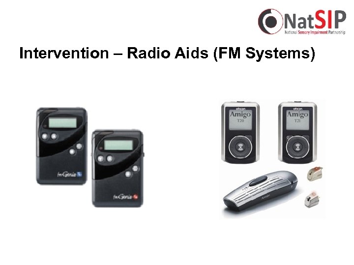 Intervention – Radio Aids (FM Systems) 