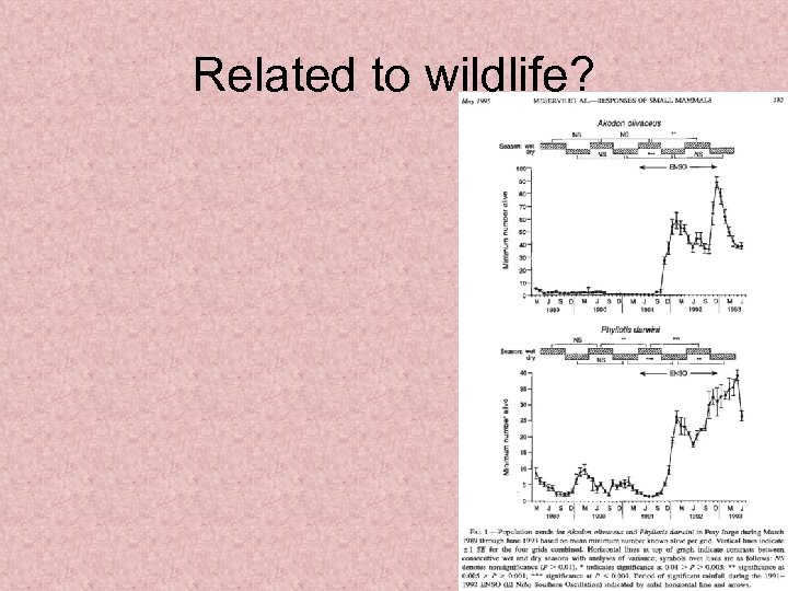 Related to wildlife? 