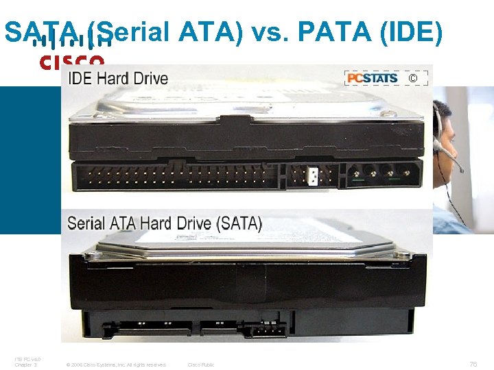 SATA (Serial ATA) vs. PATA (IDE) ITE PC v 4. 0 Chapter 3 ©
