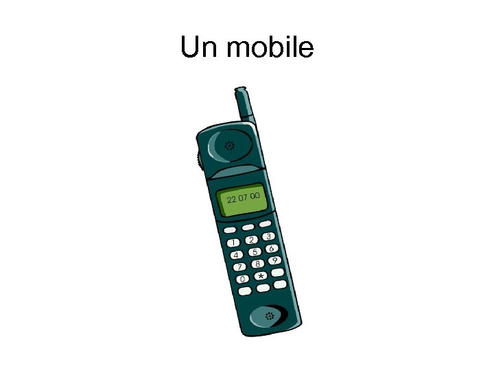 Un mobile 