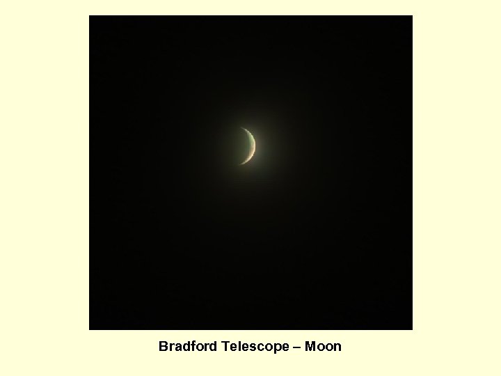 Bradford Telescope – Moon 
