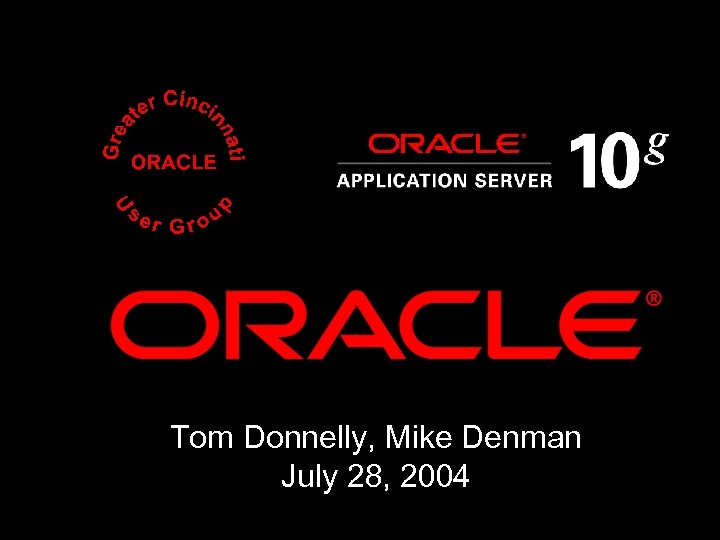 Title Tom Donnelly, Mike Denman July 28, 2004 