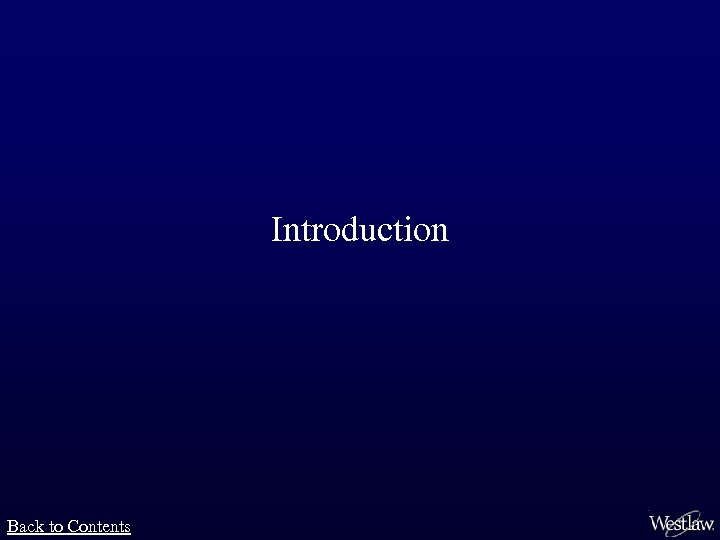 Introduction Back to Contents 