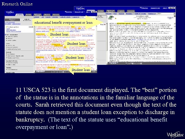 Research Online educational benefit overpayment or loan Student loan 11 USCA 523 is the