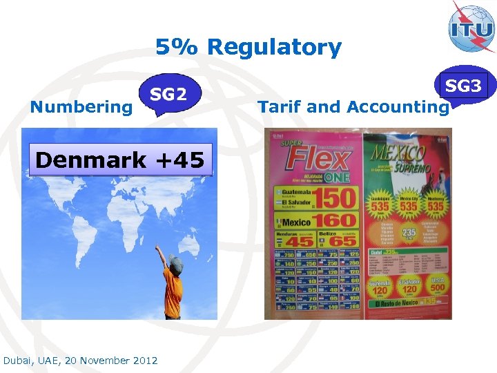 5% Regulatory Numbering Denmark +45 Dubai, UAE, 20 November 2012 SG 3 Tarif and