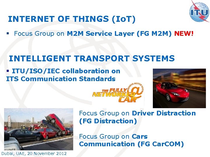 INTERNET OF THINGS (Io. T) § Focus Group on M 2 M Service Layer