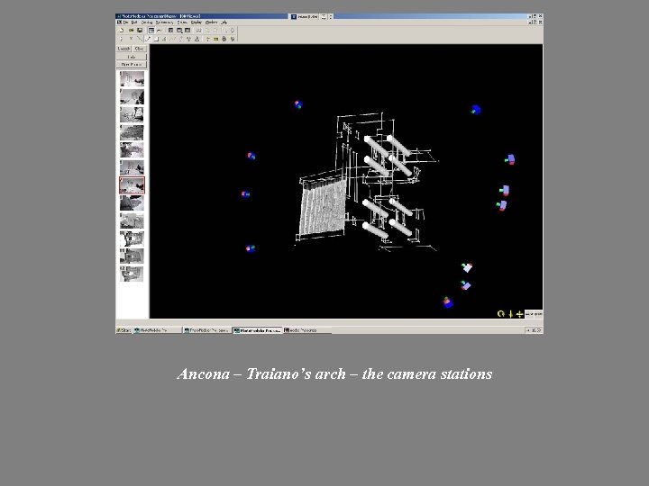 Ancona – Traiano’s arch – the camera stations 