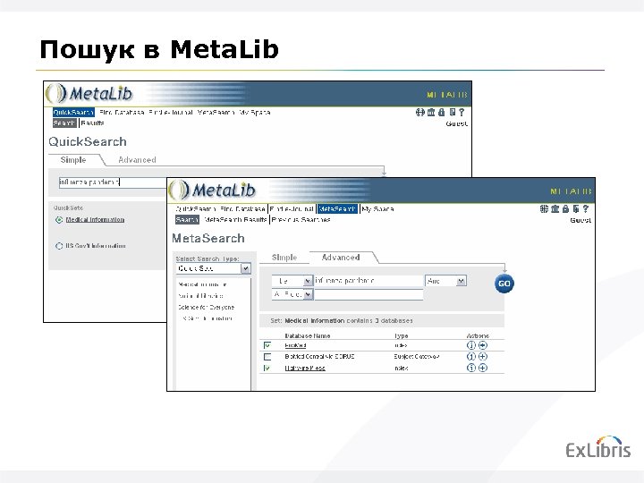 Пошук в Meta. Lib 
