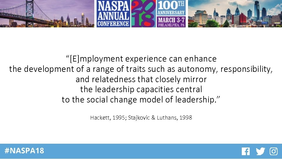 “[E]mployment experience can enhance the development of a range of traits such as autonomy,