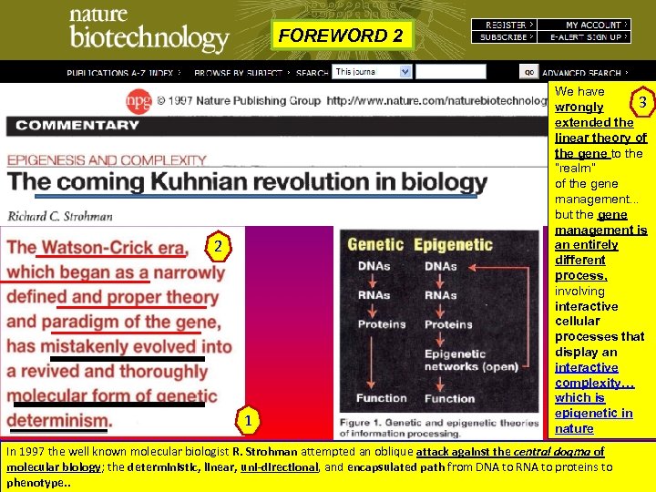 FOREWORD 2 2 1 We have 3 wrongly extended the linear theory of the