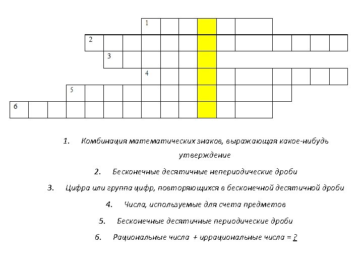 Кроссворд дроби 5 класс. Бесконечные непериодические дроби. Бесконечная непериодическая десятичная дробь. Кроссворд десятичные дроби. Кроссворд бесконечные периодические десятичные дроби.