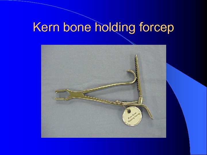 Kern bone holding forcep 