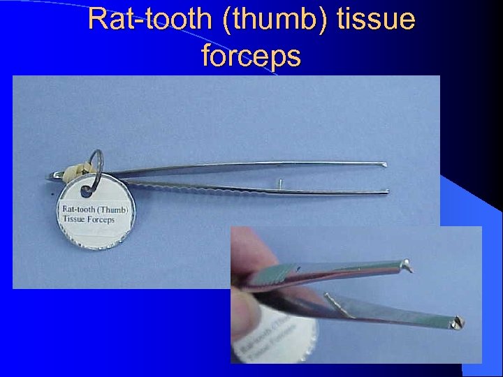 Rat-tooth (thumb) tissue forceps 