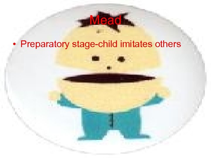 Mead • Preparatory stage-child imitates others 