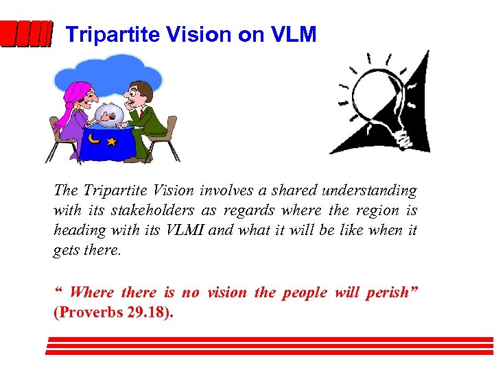 Tripartite Vision on VLM The Tripartite Vision involves a shared understanding with its stakeholders