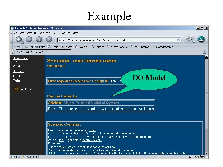 Example OO Model 44 