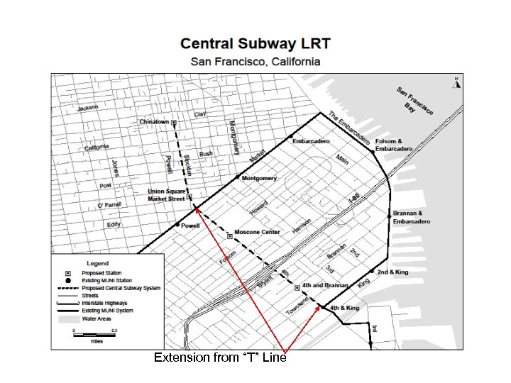 Extension from “T” Line 