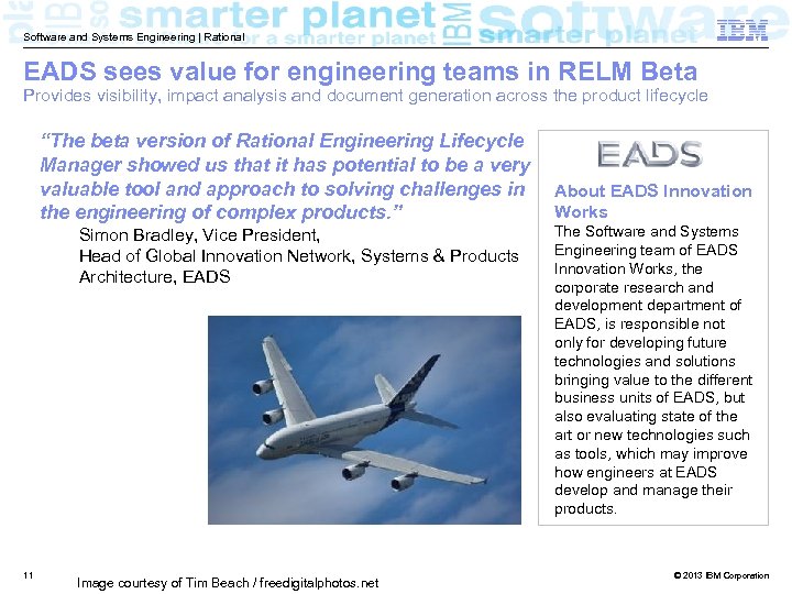 Software and Systems Engineering | Rational EADS sees value for engineering teams in RELM
