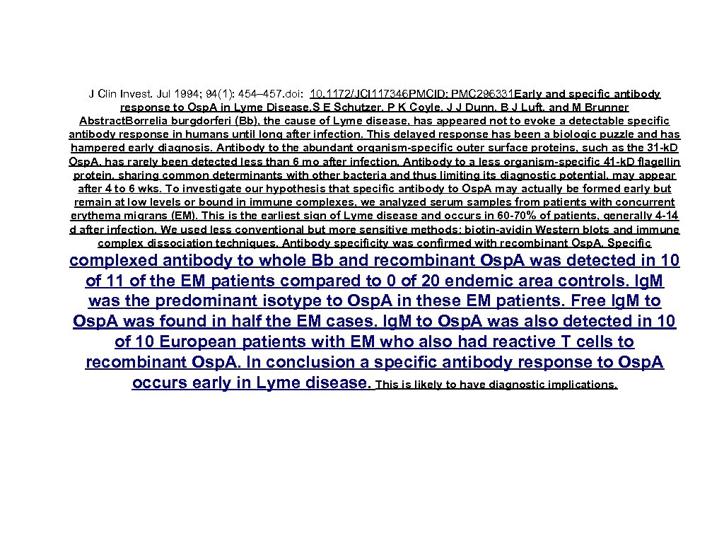 J Clin Invest. Jul 1994; 94(1): 454– 457. doi: 10. 1172/JCI 117346 PMCID: PMC