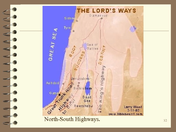 North-South Highways. 32 